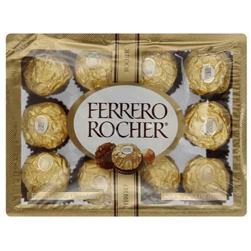 Ferrero Rocher Fine Hazelnut Chocolates, 5.3 oz, (Pack of 12) Walmart