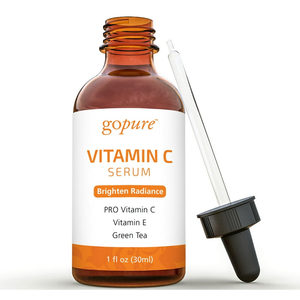 GOpure goPure Vitamin C Serum With Vitamin C, Hyaluronic Acid and