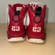 thumbnail image 2 of Ni - ke Air Jordan 9 Retro 302370-160 White Gym Red Shoes Mens Size 9, 2 of 5