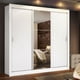 thumbnail image 1 of Ropero Closet Madesa Lyon Plus 3 Puertas 1 Con Espejos Blanco, 1 of 5