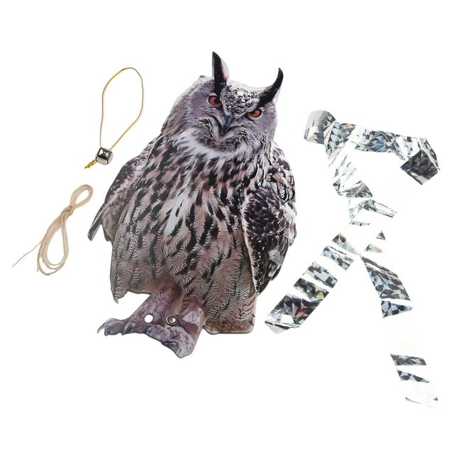 Owl Decoy To Scare Birds Away Scarecrow, Fake Owl Statue For Home
