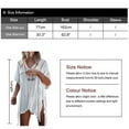 thumbnail image 6 of Cogild Swimsuit Cover Up for Women Crochet Sleeveless Tunic V Neck Bikini Beachwear Sheer Bathing Suit Coverups, 6 of 6