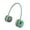 Green, variant on Whaledi Wearable Fan 5 Speeds Portable Hands-free Neckband Cooler for Outdoors & Travel