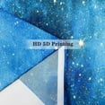 thumbnail image 5 of Galaxy Space Curtains W52 x L84 Inch Kids Blue Nebula Star Constellation Planet Universe Starry Stars Rod Pocket Print Pattern Window Drapes for Boys Girls Teen Bedroom Playroom 2 Panels, 5 of 6