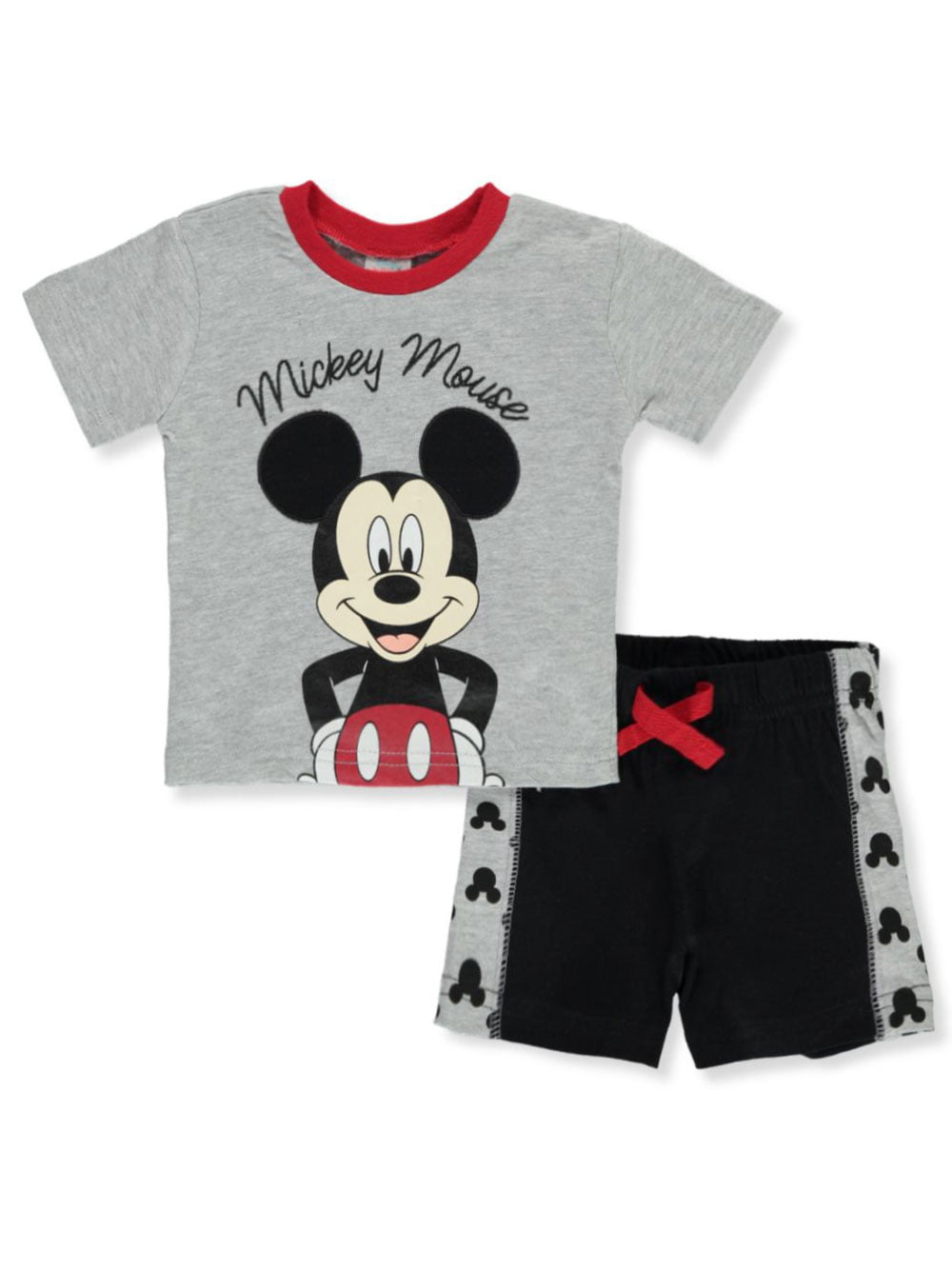 Infant Boys Mickey Mouse Disney Junior 2 piece Shorts Set BRAND NEW with Tags 