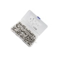 thumbnail image 2 of relayinert 50 Pieces M6 Cage Nuts and Nuts Screws Professional Mount Set Rack Iron Cage, 2 of 6