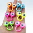 thumbnail image 4 of 50x Eye Finger Puppets Googly Eye Rings Party Favor Gift for Kids Knuckles Rings, 4 of 7