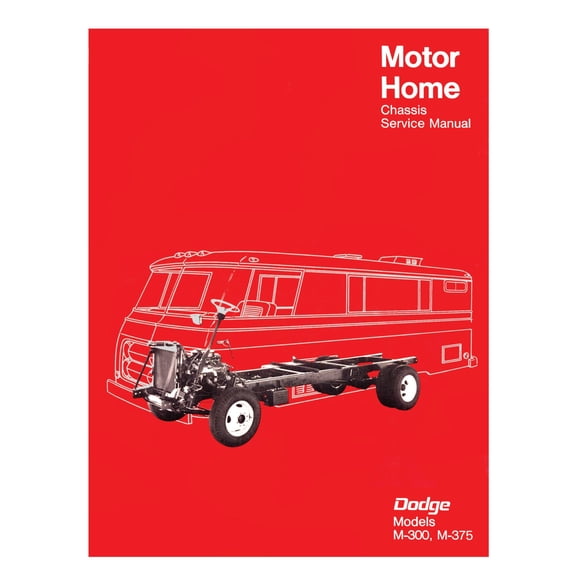 Detroit Iron OEM 1968 - 1970 Dodge Motor Home Chassis Shop Manual - M-300 & M-375