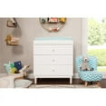 thumbnail image 2 of Babyletto Gelato 3 Drawer Dresser with Removable Changing Tray in White, 2 of 7