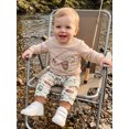 thumbnail image 2 of RUINIXCW Boys 2Pcs Fall Outfits Long Sleeve O Neck Letter Print Sweatshirt Fish Print Pants Sets, 2 of 8
