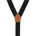 thumbnail image 2 of CTM  1 Inch Wide Suspender with Faux Leather Buckle and Clip-Ends (Men), 2 of 3