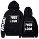 thumbnail image 2 of Sudadera con capucha de manga larga para hombre y mujer, suéter con estampado gráfico, ropa de gran tamaño, diseño de logotipo personalizado, Harajuku, 2 of 3