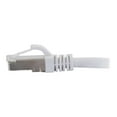 thumbnail image 2 of C2G 2ft Cat6 Ethernet Cable - Snagless Shielded (STP) - White - Patch cable - RJ-45 (M) to RJ-45 (M) - 2 ft - screened shielded twisted pair (SSTP) - CAT 6 - molded, snagless, stranded - white, 2 of 5