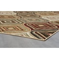 thumbnail image 5 of Hampton Contemporary 5' x 7' Beige and Red Polypropylene Indoor Area Rug, 5 of 8