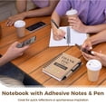 thumbnail image 3 of 20-Pack Linen Spiral Notebook Set with Sticky Notes & Pens,Inspirational Notepad Gift Box for Employees,Coworkers,Students,Appreciation Favors, 3 of 6