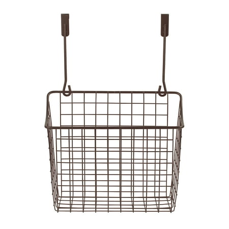 Spectrum Diversified Over-the-Cabinet Storage Basket, Bronze