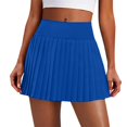 thumbnail image 5 of Women’s Pleated Tennis Skirt with Pockets High Waisted Golf Skort Athletic Skorts, XL, 5 of 6