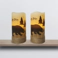 thumbnail image 6 of LumaBase Battery Operated LED Wax Candles with Soft White Lights, Wildlife - Set of 2, 6 of 6