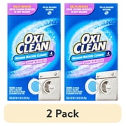 (2 pack) OxiClean Washing Machine Cleaner with Odor Blasters, Eliminates Odors, 4 Count