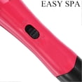 thumbnail image 4 of Plancha y rizador de pelo 2 en 1, color rosa, con calentamiento rápido y control de temperatura ajustable., 4 of 5