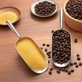 thumbnail image 2 of Heavy-Duty Cast Aluminum Kitchen Scoop - Rust-Proof, Ergonomic S-Handle Ice Cube Endurance Scoopfor Ice, Candy, Popcorn, Coffee Beans, Flour & Pet Food - Commercial-Grade Durable Design (M（12oz）), 2 of 8