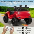 thumbnail image 5 of OTTORD  12V Battery 4 Wheel Car,Kids Ride on Electric Car with Remote Control for Boys Girls(Red), 5 of 7