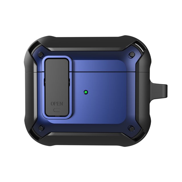 Electroplate PC + TPU Funda protectora a prueba de golpes para AirPods 1/2 Auriculares