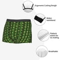 thumbnail image 3 of Sikiie Cactus1 Print Men's Boxer Briefs, Elastic Waistband Boxer Briefs Leggings-Medium, 3 of 5