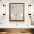 thumbnail image 2 of Head West Antique Gold Classic Frame Rectangular Beveled Wall Mirror - 26" x 32", 2 of 7
