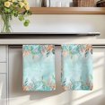 thumbnail image 7 of Blue Coastal Kitchen Towels Set of 4, Summer Nautical Beach Coral Starfish Absorbent Dish Towels for Kitchen, Microfiber Hand Towel, Quick Drying Tea Towel for Cleaning Decorative Dishcloths, 7 of 7