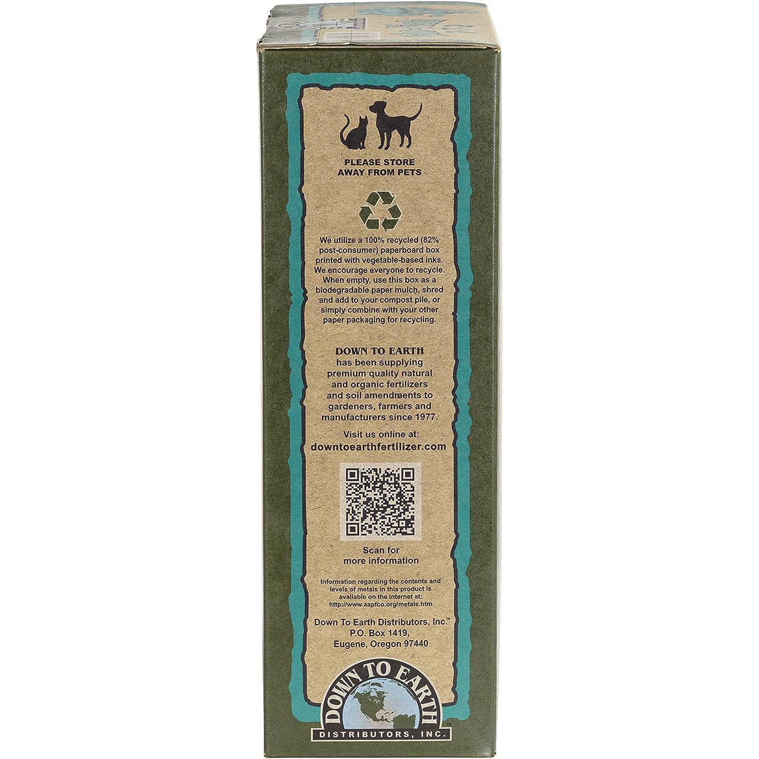 Down to Earth Organic Bio-Fish Fertilizer Mix 7-7-2, 5 lb