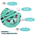 thumbnail image 6 of PiccoCasa 3 Piece Polyester Kids Duvet Cover Set Cartoon Pattern Full Green, 6 of 6