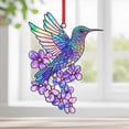 thumbnail image 4 of Jienlioq Colorful Hummingbirds Flower Sunchers Pendant, 4 of 7