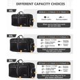 thumbnail image 3 of DAKOMM 65L Duffle Bag with Shoes Compartment, 24" Foldable Travel Duffel Bags for Men Women, Large Packable Travel Bag Water Repellent & Tear Resistant, Overnight Weekend Bag for Men (Black), 3 of 8