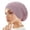 09#Pink, variant on Chemo Headwear for Women Rhinestone Beanies with Stretch Elastic Turbans Soft Cancer Hats Head Coverings Black One Size