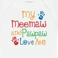 thumbnail image 4 of Inktastic My Meemaw and Pawpaw Love Me Boys or Girls Baby Bodysuit, 4 of 5
