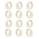 thumbnail image 3 of Juego de 12 Anillos de Servilletas de Perlas Doradas para Bodas Anillos de Servilletas para Mesa de Cena Anillos de Hebillas de Servilletas de Perlas, 3 of 5