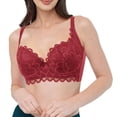 thumbnail image 1 of Brasier de Encaje - PLAYTEX - Side Smoothing - Soporte Cómodo -Modelo 52233 - Estilo Moldeador - Color Rojo - Talla 38B, 1 of 4