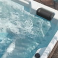thumbnail image 3 of Lifesmart Acacia L 5 Person Square Hot Tub Spa w/40 Jets, Locking Tub Cover, Alpine White/Mocha Brown, 3 of 4
