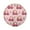 Santa Claus Driving in Red Cars, variant on 15.4" Round Placemat Set of 1 Polyester Fabric Place Mats Non-Slip Dining Kitchen Table Mats for Kitchen Party Decor Santa Claus in Sleigh