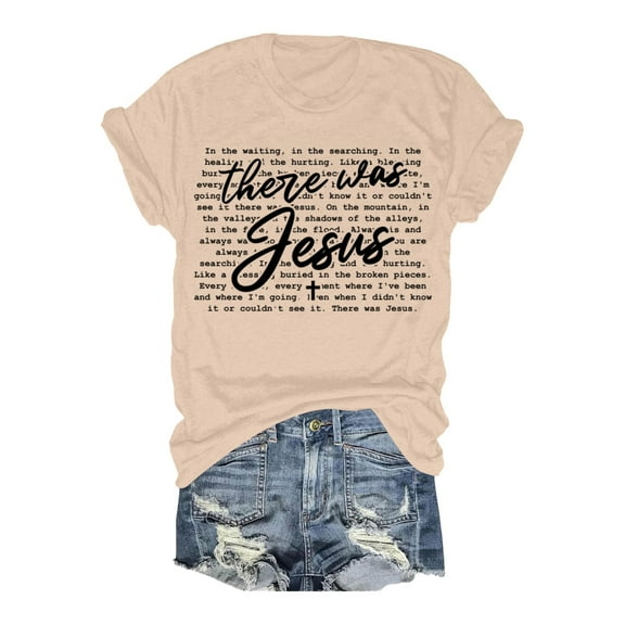 Women's Casual Loose Fit Crewneck Alphabet Print Short Sleeve Tee Shirt Top Comfortable Stylish Soft Daily Wear