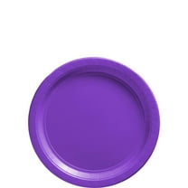 Amscan Paper Plate Big Party Pack- 6 3/4" 50 Ct., New Purple