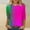 Hot Pink, variant on Wensltd 3/4 Sleeve Shirts for Women Casual Summer Tops Trendy Blouses Cute Printed T-Shirts Outfits Clothes