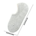 thumbnail image 3 of qolati No Show Socks for Women Low Cut Liner Socks Cotton Socks Nonslip Hidden Socks Breathable Invisible Socks for Girls Gifts, 3 of 3