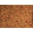 thumbnail image 1 of Ahgly Company Indoor Rectangle Abstract Orange Contemporary Area Rugs, 5' x 7', 1 of 1