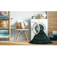 thumbnail image 2 of Ahgly Company Machine Washable Indoor Rectangle Abstract Night Black Area Rugs, 6' x 9', 2 of 7