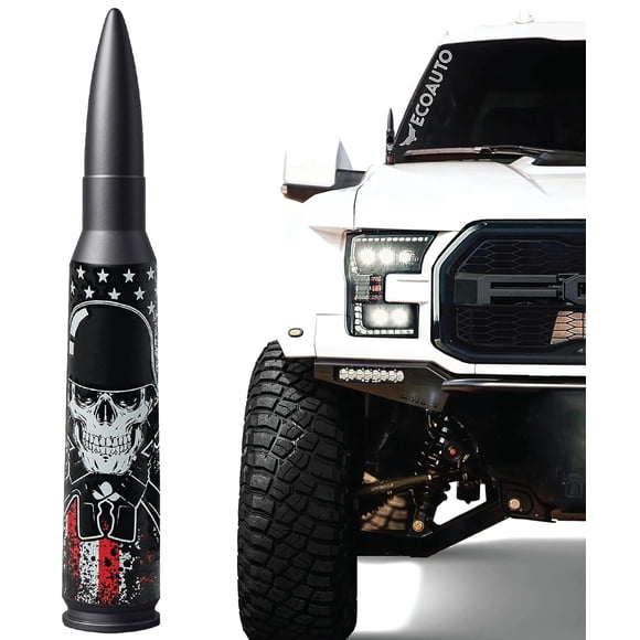 Antena de coche EcoAuto Bullet de 14 cm para camiones Dodge Ram y Ford