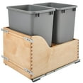 thumbnail image 1 of Rev-A-Shelf 4WCSC-1835DM-2 Double 35 Qt Pull-Out Cabinet Waste Container, 1 of 11