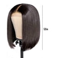thumbnail image 2 of FitBest Short Straight Bob Lace Closure Straight Bob Lace Front, Short Straight, 2 of 7