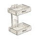 thumbnail image 5 of Jaboneras, accesorios de baño, soporte para esponja de jabón, elegante bandeja de drenaje desmontable, montado en la pared para baño, Doble capa, 5 of 9